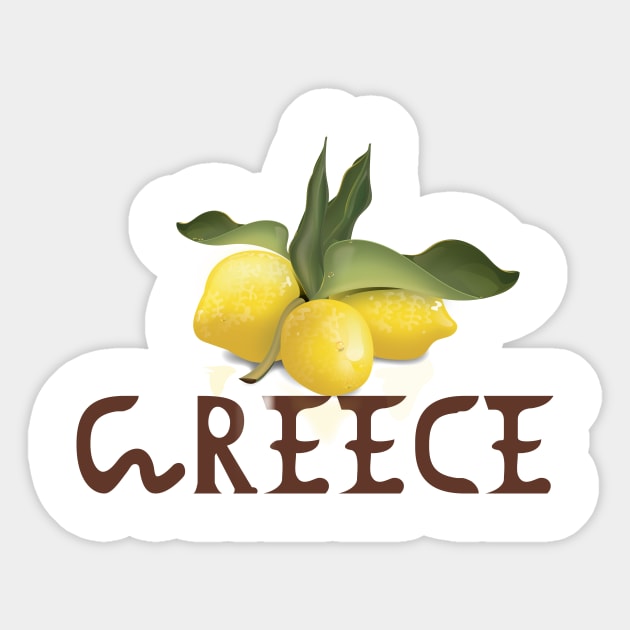 Greece Sticker by nickemporium1